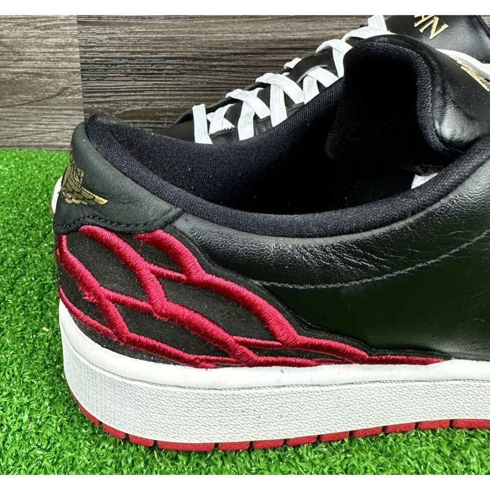 Nike Air Jordan 1 Centre Court Black Hibiscus Pink Sneakers DQ8577-001‎ Size 9.5 - Picture 4 of 12